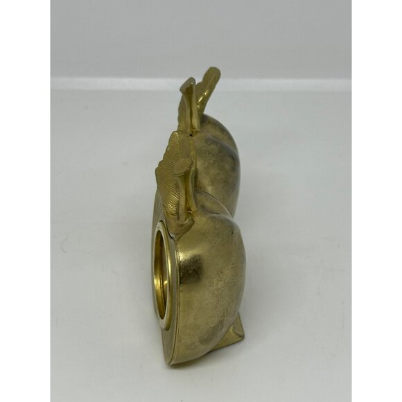 VTG MCM Ted Arnold Solid Brass Apple Photo Frame Pair – 4"x3" MCM Desk Décor 60s - Picture 2 of 6